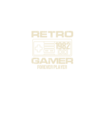 Retro Gamer 1982 minta farmerkék pólón