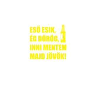 Inni mentem minta fekete pólón