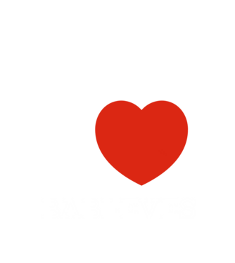 I Love Bableves minta fekete pólón