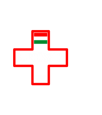 SBO Sürgösségi minta sötétkék pólón