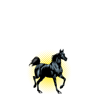 Black Horse minta piros pólón
