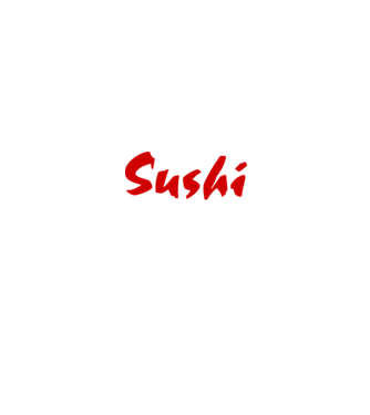 Sushi Mester minta fekete pólón