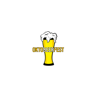 OktoBEERfest minta sötétzöld pólón