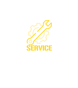 Service minta fekete pólón