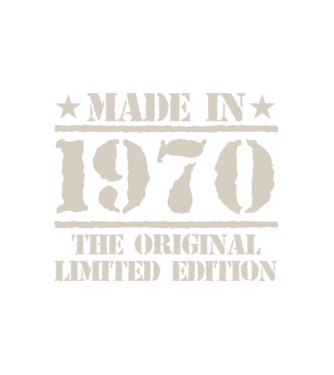Made in 1970 minta fehér pólón