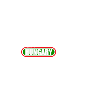 Team Hungary minta fekete pólón
