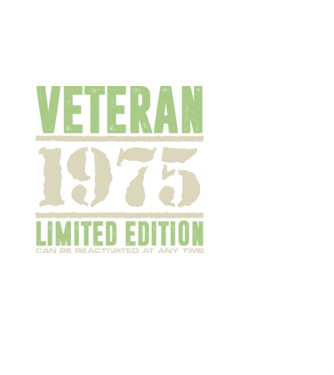 Veteran 1975 minta fekete pólón