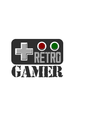 Retro Gamer  minta világoskék pólón