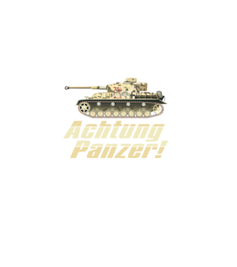 Achtung Panzer minta fekete pólón