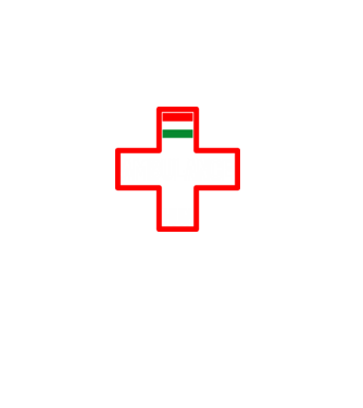 Ambulance HUN minta fekete pólón