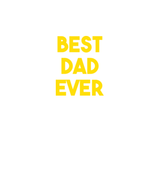 Best Dad Ever minta türkiz pólón