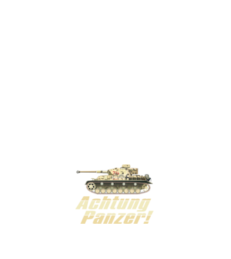 Achtung Panzer minta sötétkék pólón