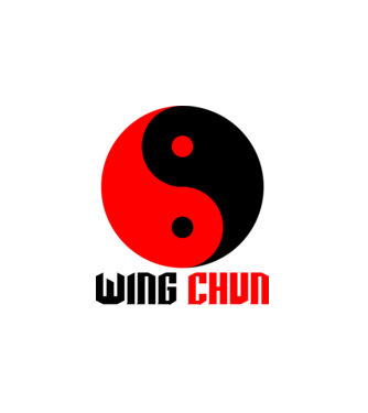 Wing Chun minta fehér pólón