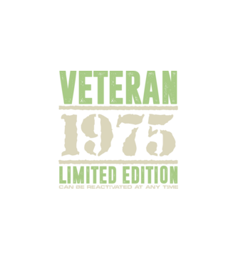 Veteran 1975 minta fekete pólón