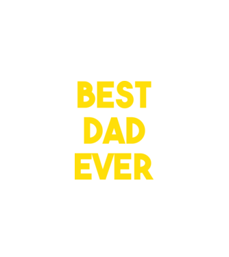 Best Dad Ever minta fekete pólón