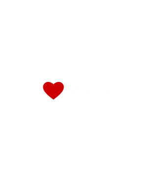 I Love Vodka minta fehér pólón