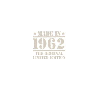 Made in 1962 minta fekete pólón