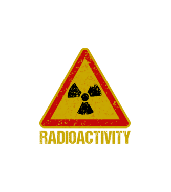 Radioactivity  minta fehér pólón