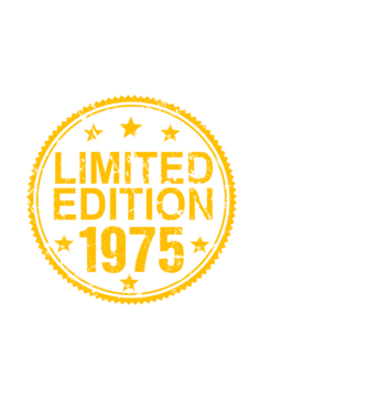Limited Edition 1975 minta fekete pólón