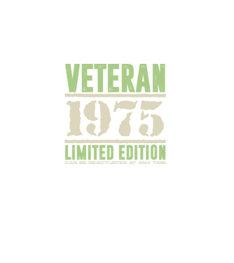 Veteran 1975 minta fekete pólón