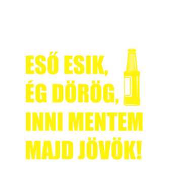 Inni mentem minta fehér pólón