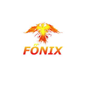 Főnix minta türkiz pólón