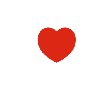 I Love pacal minta fehér pólón