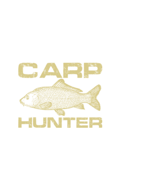 Carp Hunter (Ponty vadász) minta fekete pólón