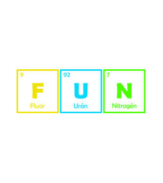Fun minta fehér pólón