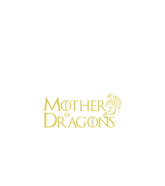 Mother of Dragons  minta piros pólón