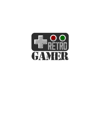 Retro Gamer  minta fehér pólón