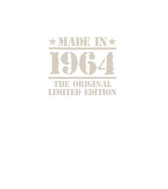 Made in 1964 minta fekete pólón