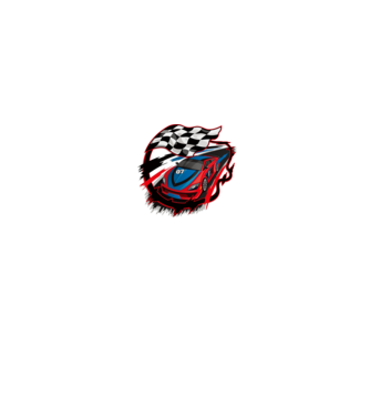 Racing minta fehér pólón