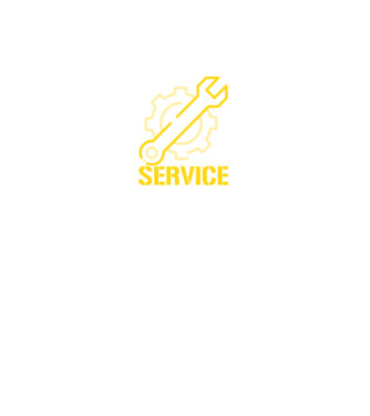 Service minta fekete pólón