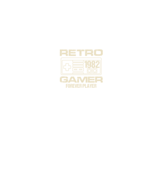 Retro Gamer 1982 minta fekete pólón