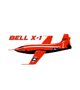 Bell X-1 minta fehér pólón