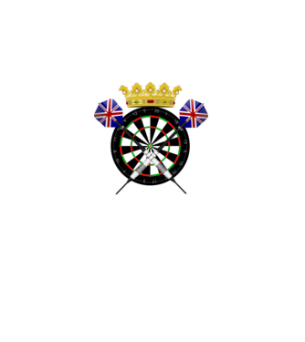 Darts King minta fehér pólón
