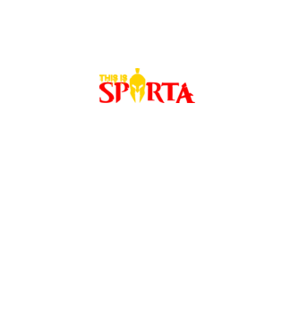 This is Sparta minta fekete pólón