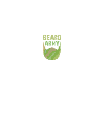 Beard Army minta fekete pólón
