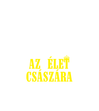 Az élet császára  minta piros pólón