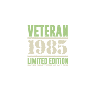 Veteran 1985 minta fekete pólón