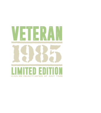 Veteran 1985 minta fekete pólón
