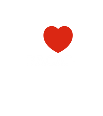 I Love pacal minta türkiz pólón