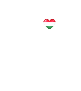 Magyar szív minta neonzöld pólón