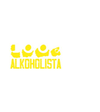 Alkoholista minta fekete pólón