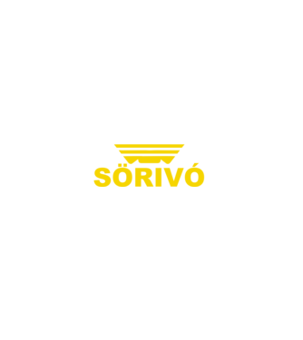 Sörivó (yellow) minta fekete pólón