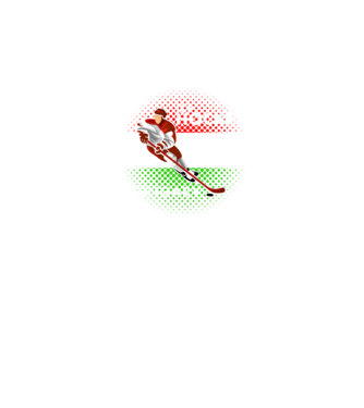 IceHockey Hungary minta királykék pólón