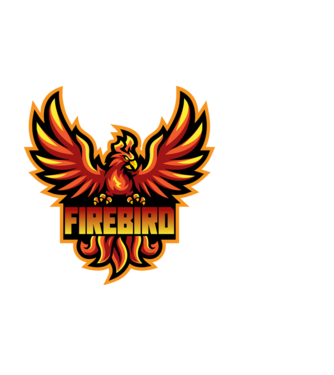 Firebird minta fekete pólón