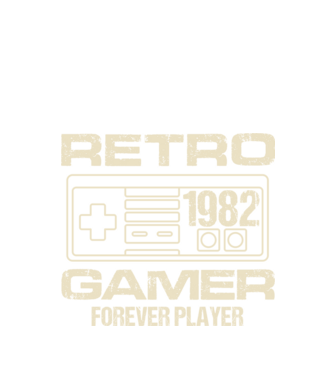 Retro Gamer 1982 minta fekete pólón