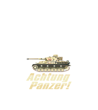 Achtung Panzer minta fekete pólón